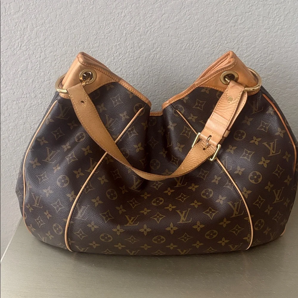 Louis Vuitton Tan and Brown Monogram Hobo Bag - Picture 2 of 12